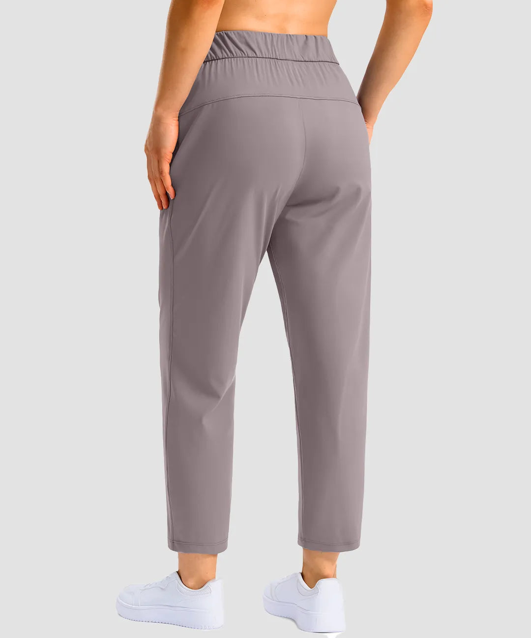 Stretchy Waist With Pocket Ankle Pants - Image 27