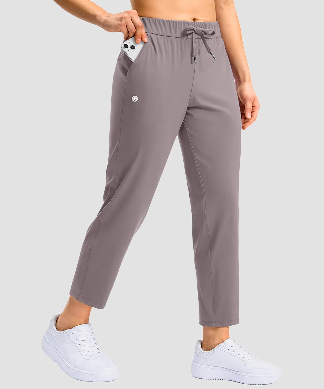 Stretchy Waist With Pocket Ankle Pants - Image 25