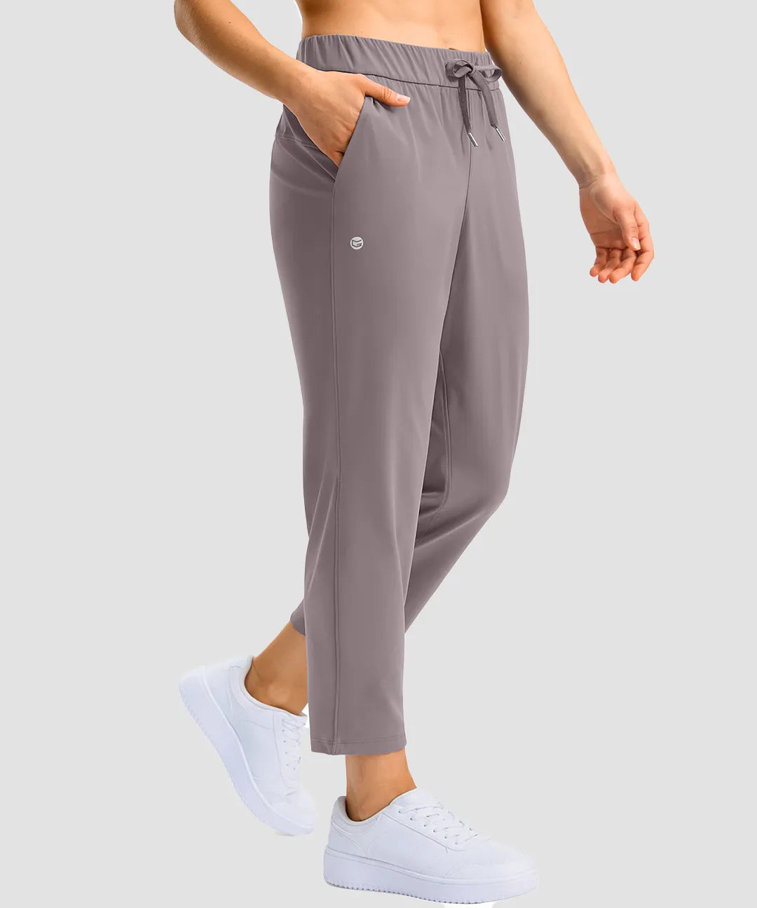 Stretchy Waist With Pocket Ankle Pants - Image 26