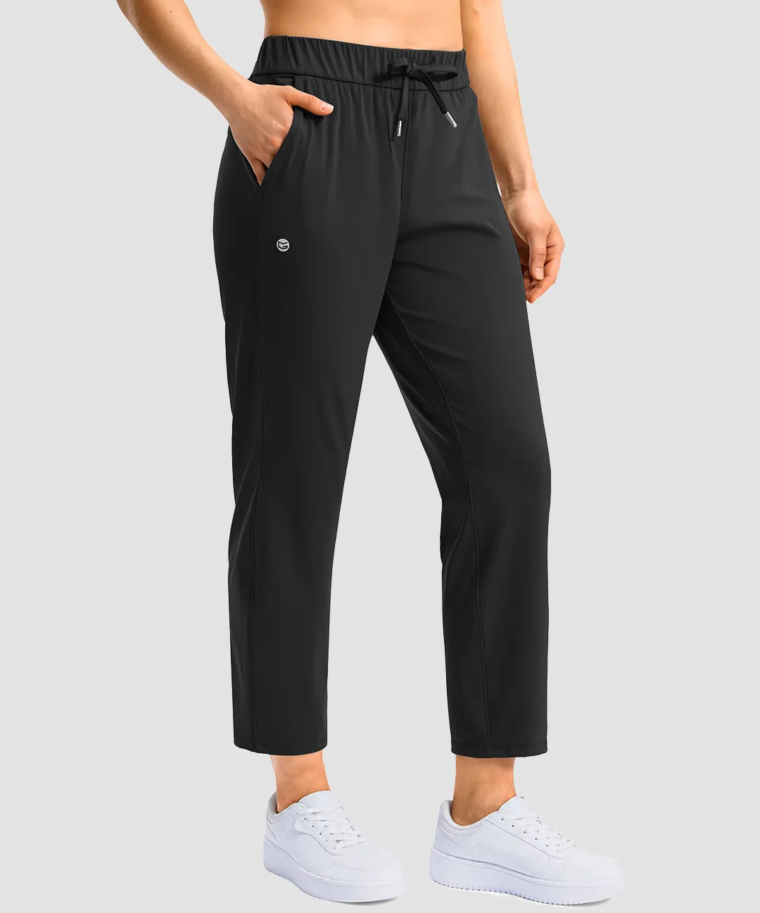 Stretchy Waist With Pocket Ankle Pants - Image 5