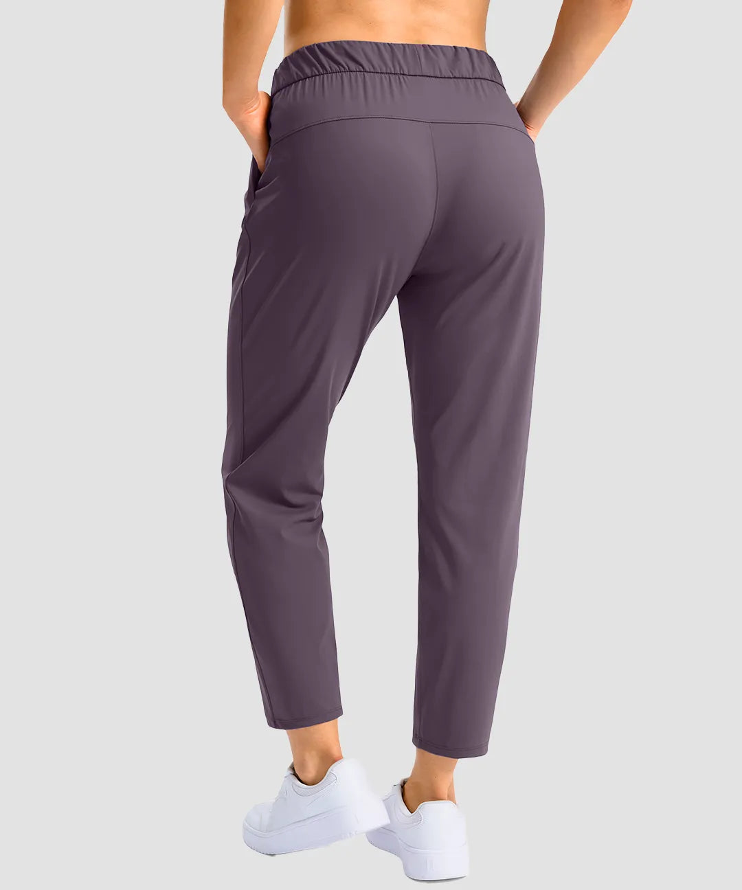 Stretchy Waist With Pocket Ankle Pants - Image 23