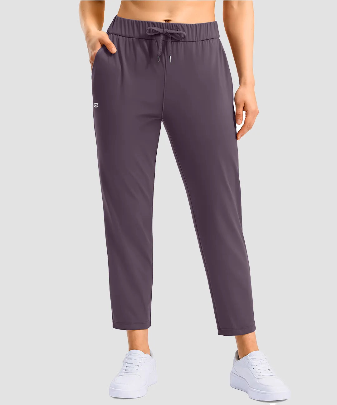 Stretchy Waist With Pocket Ankle Pants - Image 21