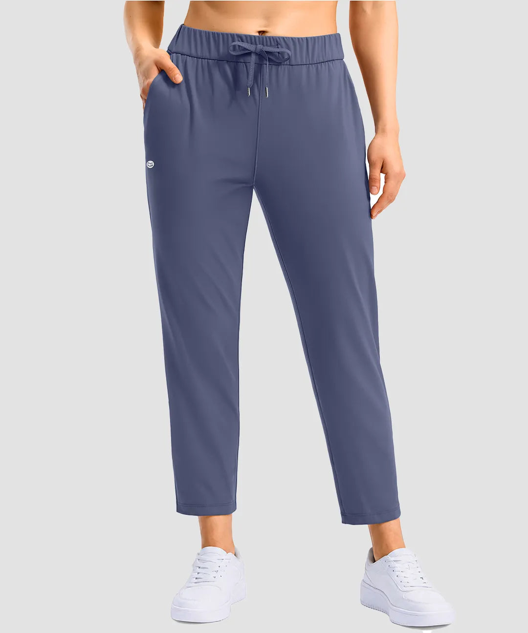 Stretchy Waist With Pocket Ankle Pants - Image 30