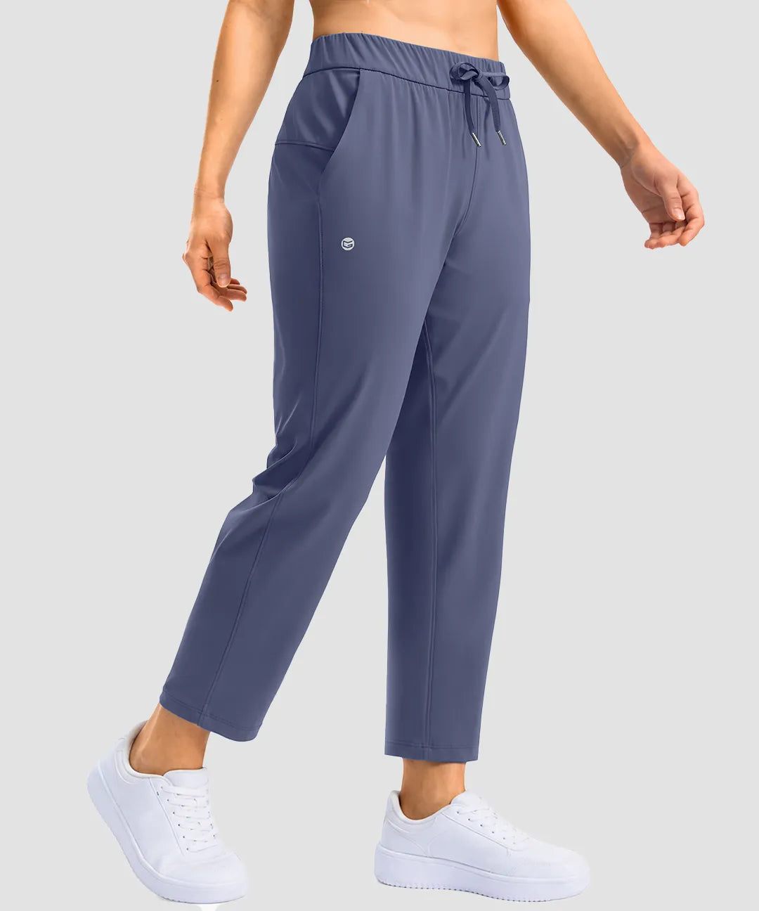 Stretchy Waist With Pocket Ankle Pants - Image 29