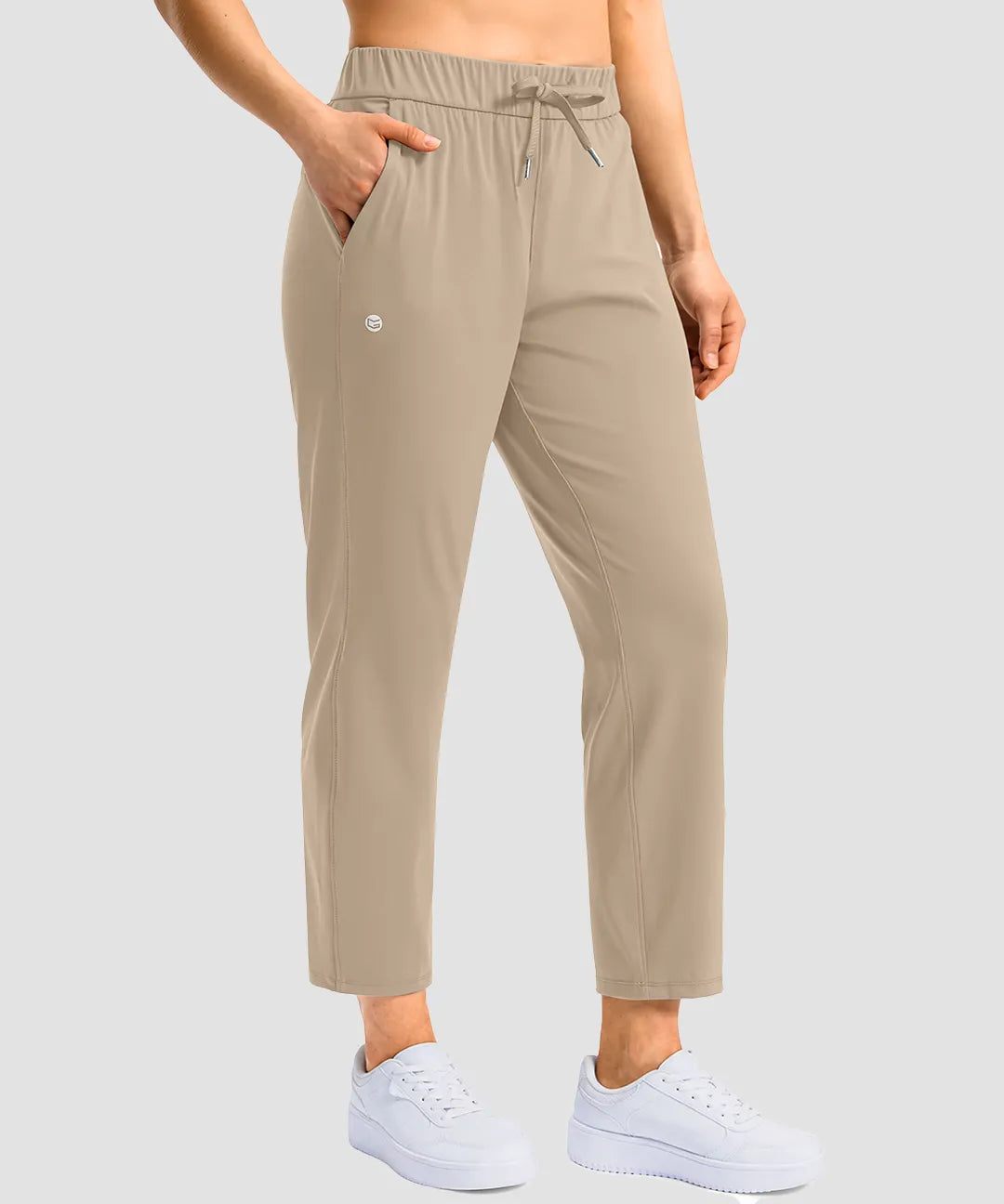 Stretchy Waist With Pocket Ankle Pants - Image 13