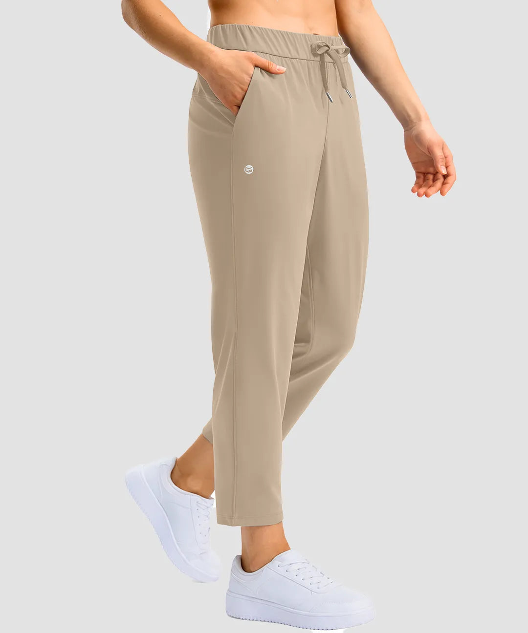 Stretchy Waist With Pocket Ankle Pants - Image 14