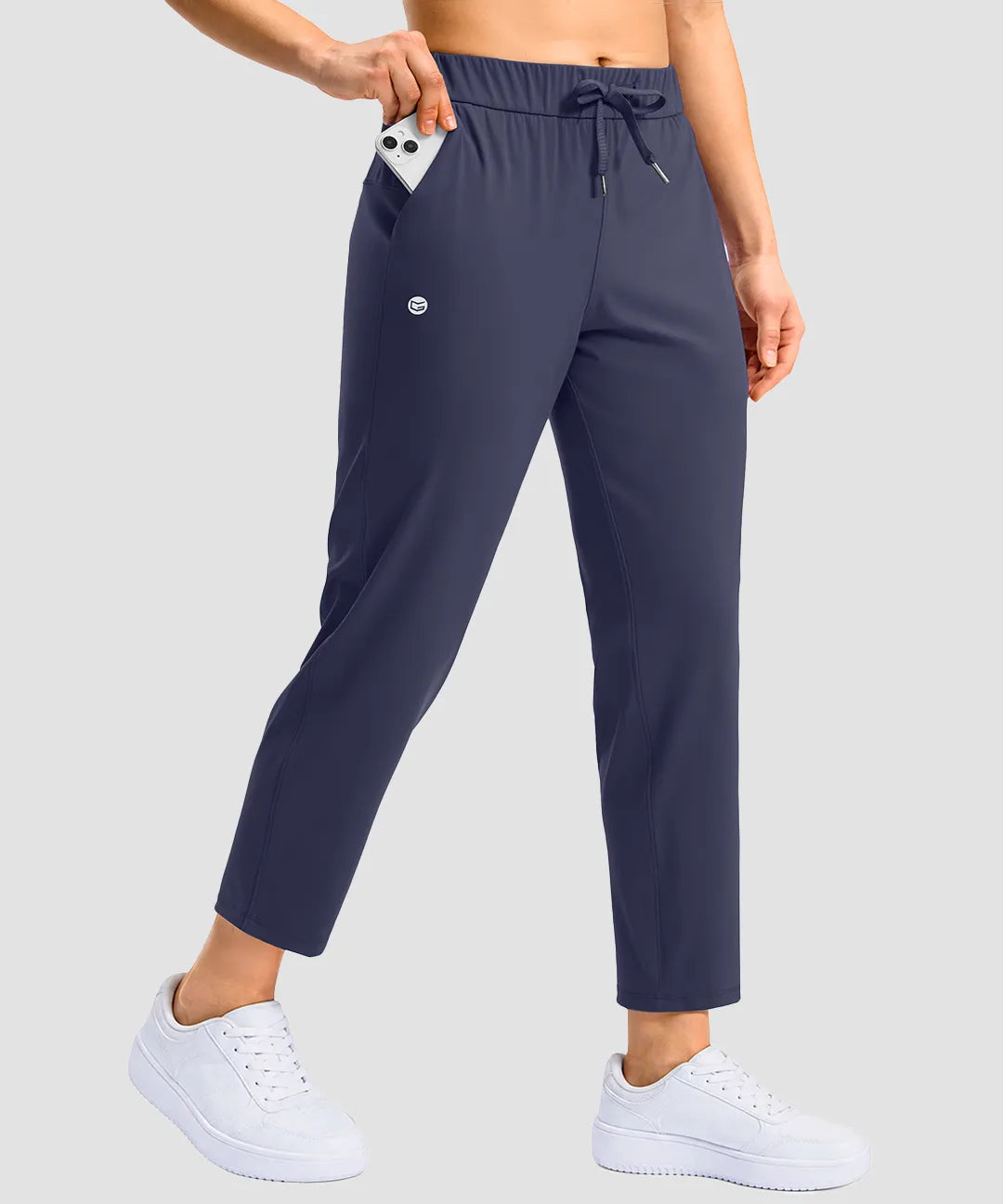 Stretchy Waist With Pocket Ankle Pants