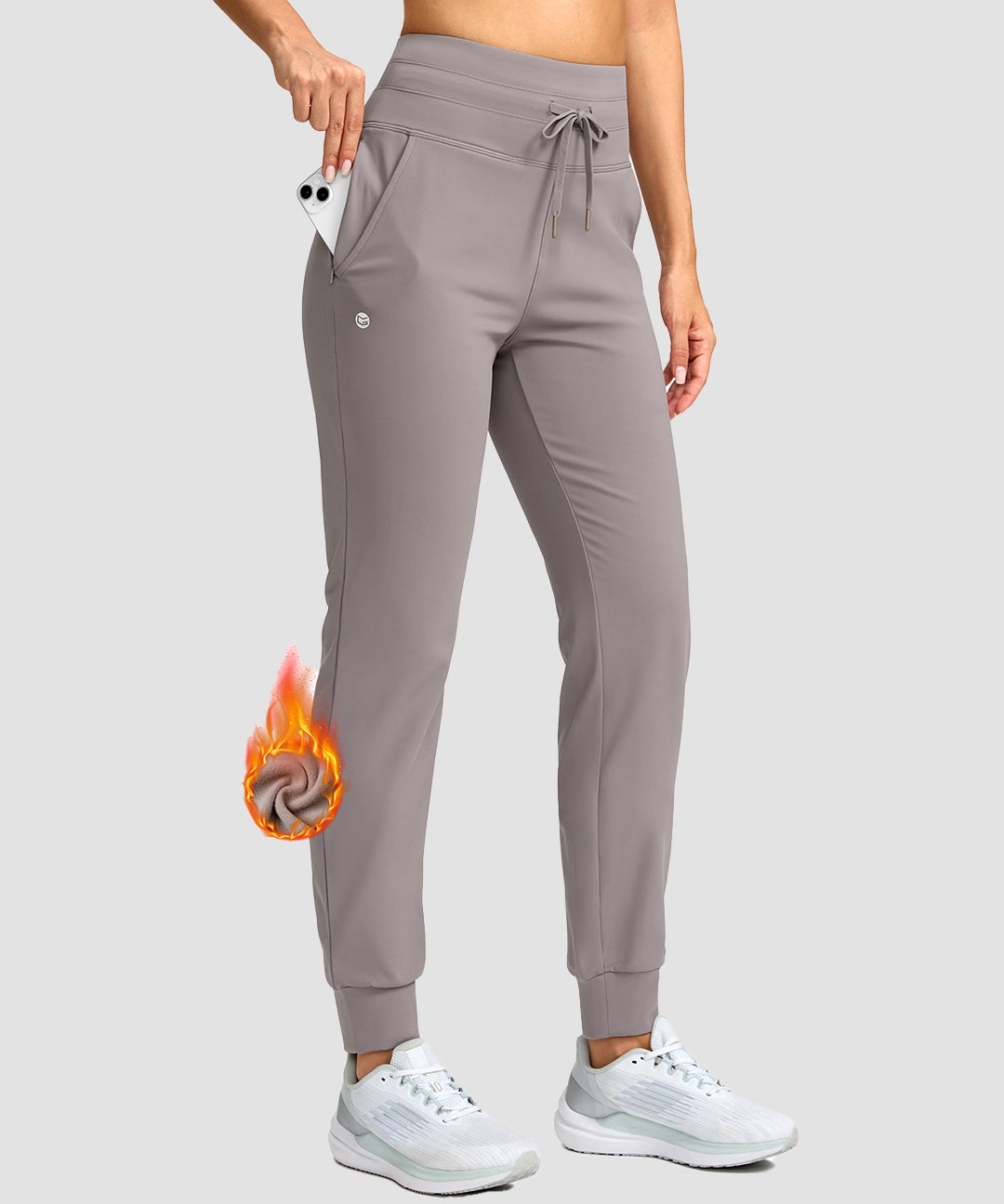 Ultra High Rise Fleece-Lined Joggers - Image 25