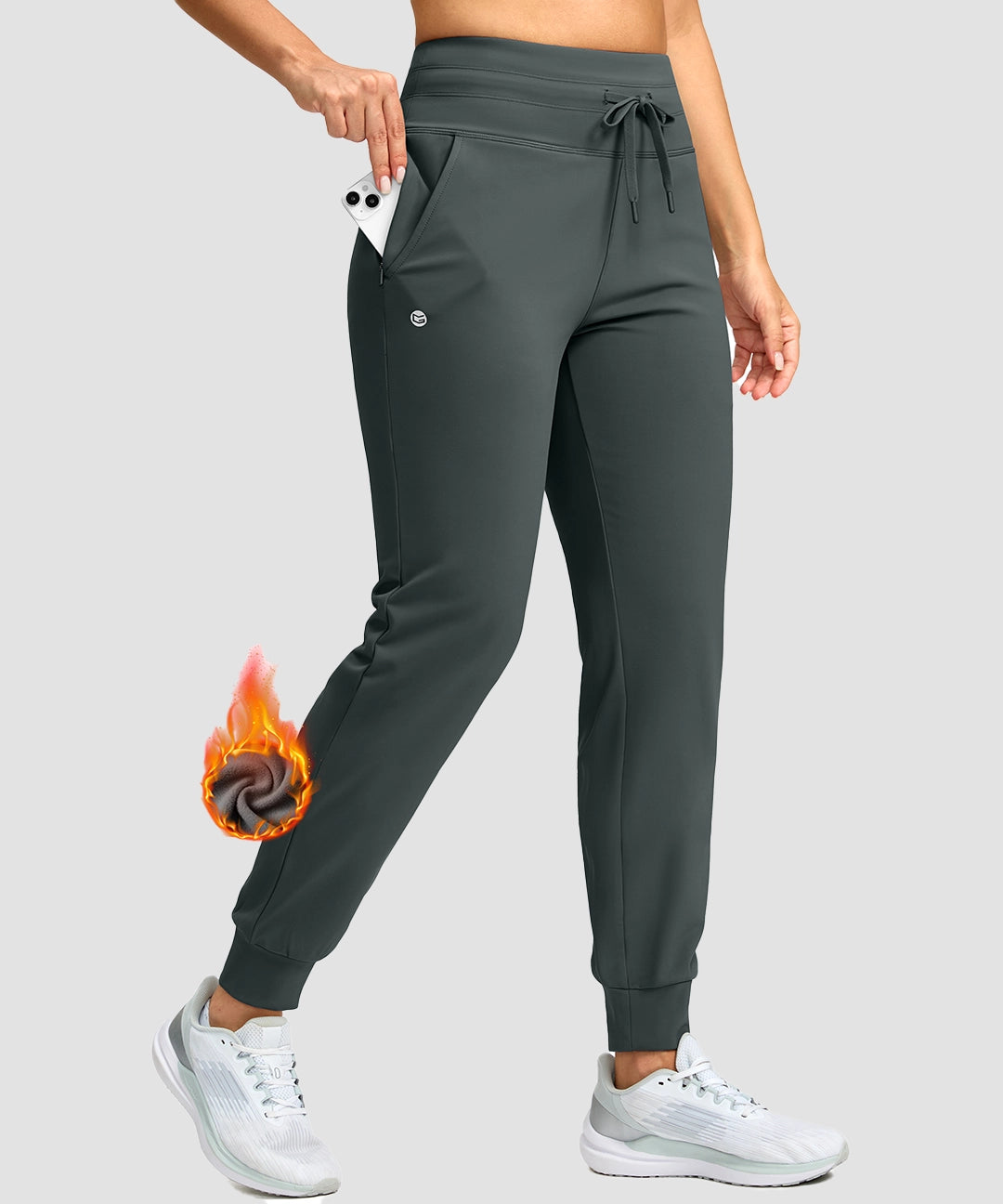 Ultra High Rise Fleece-Lined Joggers - Image 29