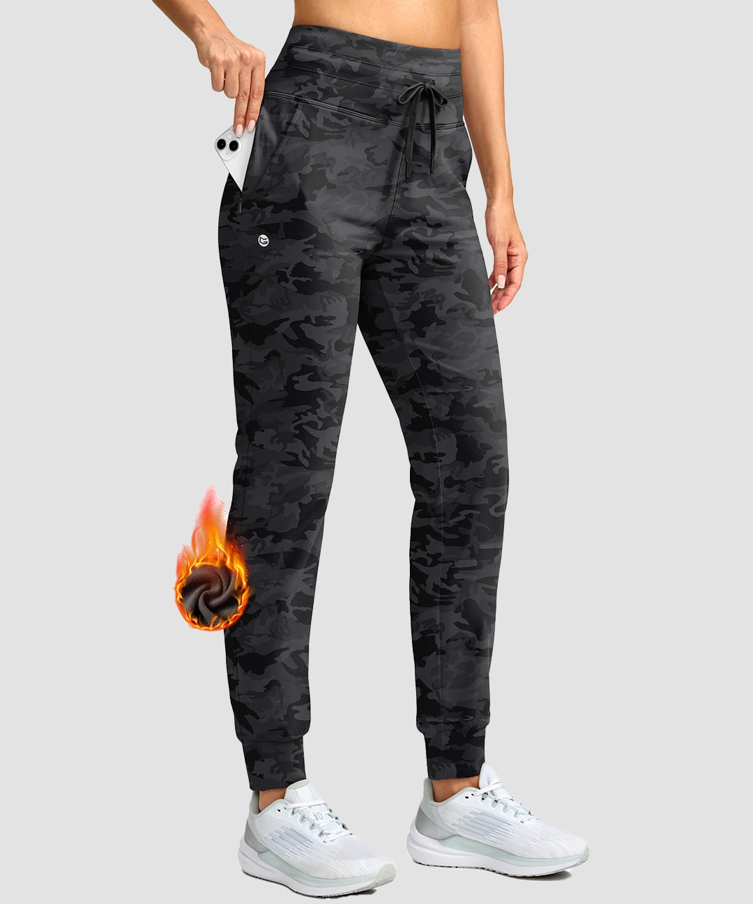 Ultra High Rise Fleece-Lined Joggers - Image 17