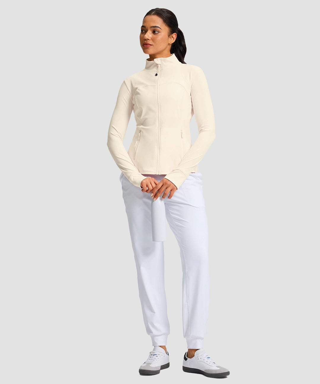 Zip-Up Slim Fit Hip Length Jacket - Image 30
