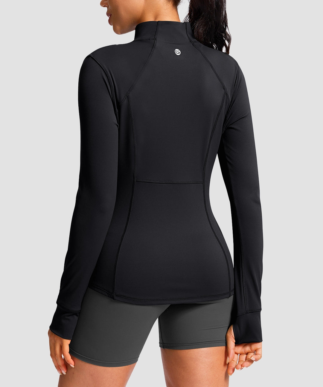 Zip-Up Slim Fit Hip Length Jacket - Image 8