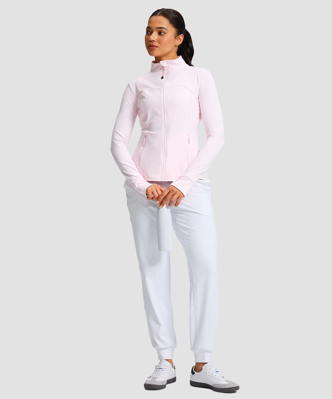 Zip-Up Slim Fit Hip Length Jacket - Image 24