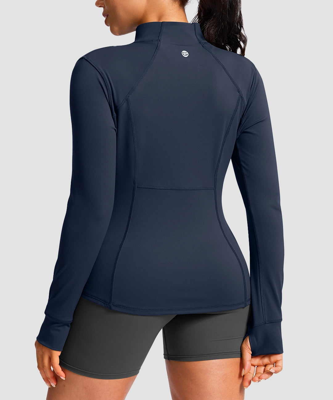 Zip-Up Slim Fit Hip Length Jacket - Image 14